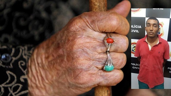 HOMEM É PRESO SUSPEITO DE ESTUPRAR E AGREDIR IDOSA DE 82 ANOS